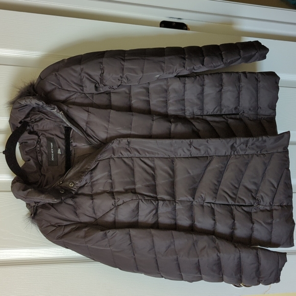 Jones New York down filled faux fur jacket - Picture 1 of 4
